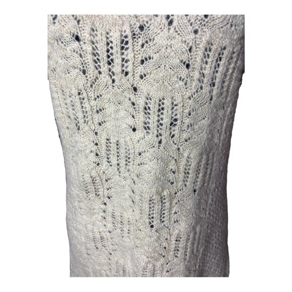 Anthropologie Sparrow Beige Wool Linen Blend Sweater Dress - Picture 3 of 6